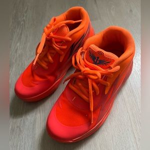 Puma Melo 1 Boys Size 2C Orange